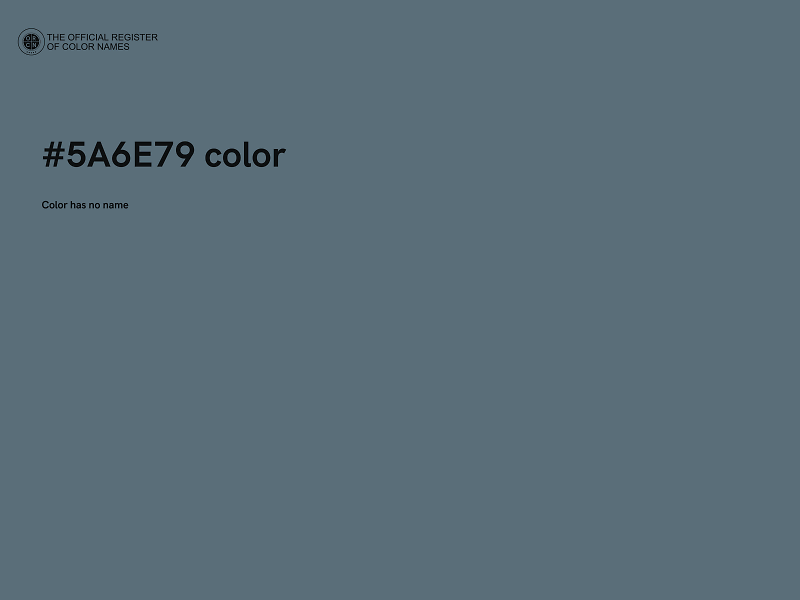 #5A6E79 color image