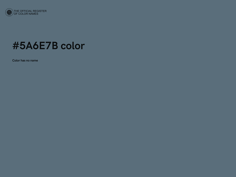 #5A6E7B color image