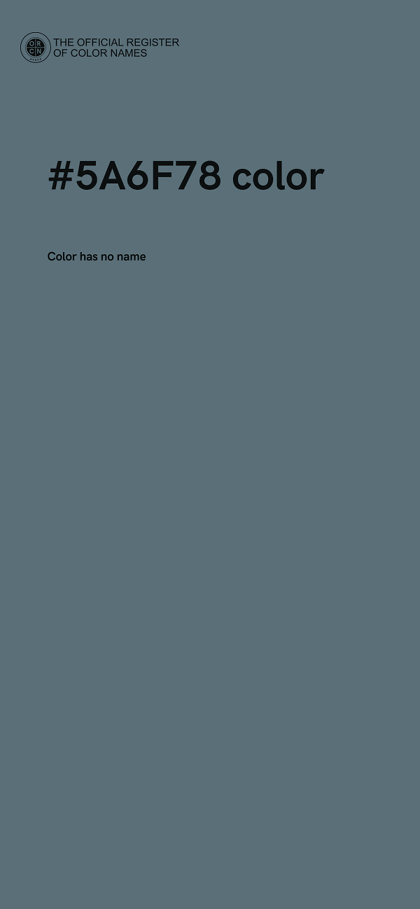#5A6F78 color image