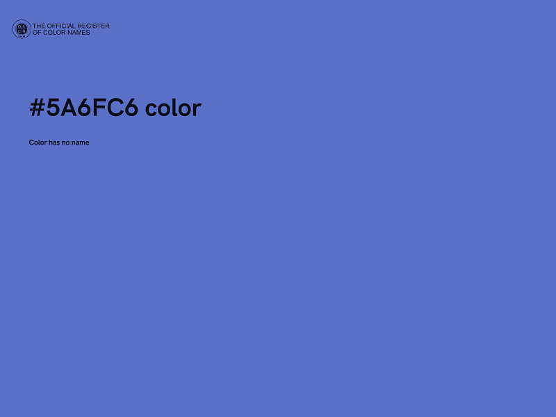 #5A6FC6 color image