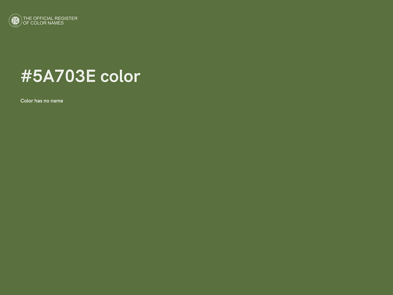 #5A703E color image