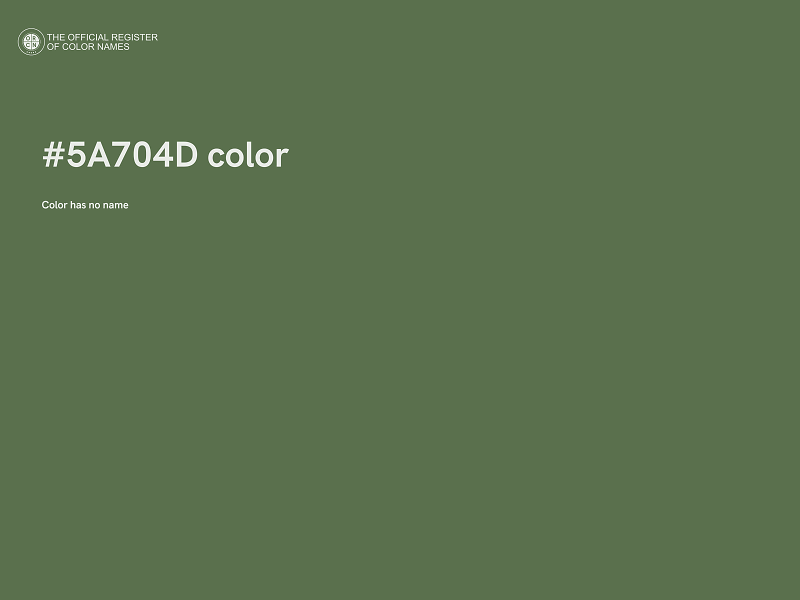 #5A704D color image