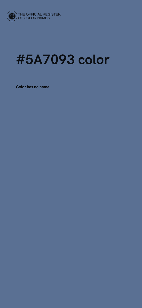 #5A7093 color image
