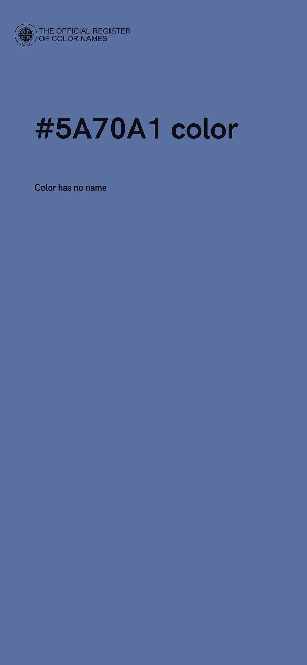 #5A70A1 color image