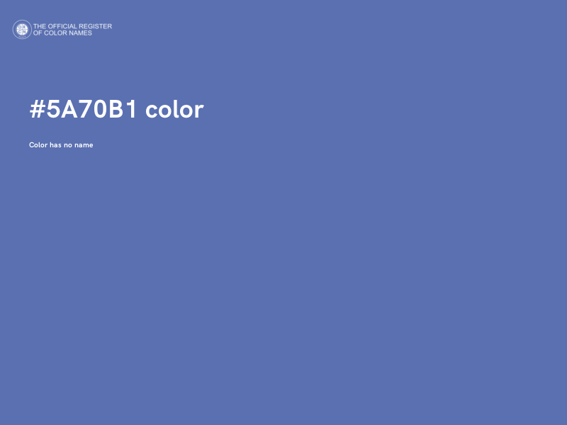 #5A70B1 color image