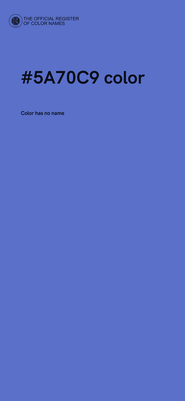 #5A70C9 color image