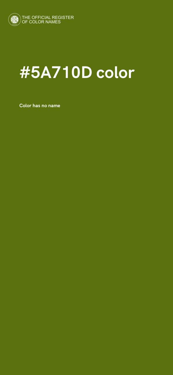 #5A710D color image