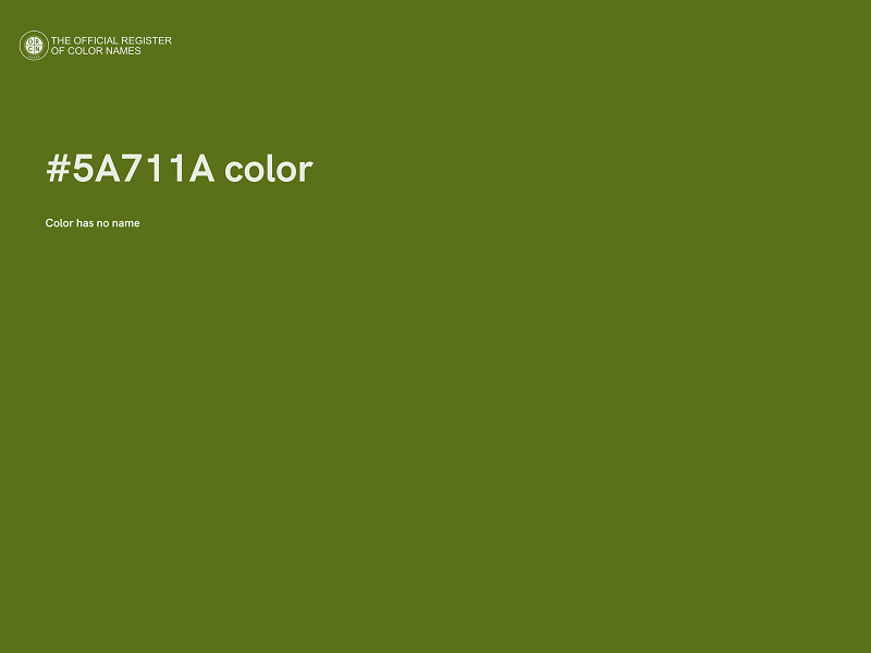 #5A711A color image