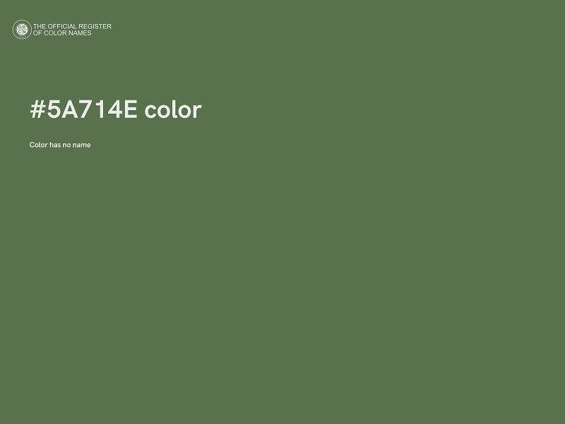 #5A714E color image