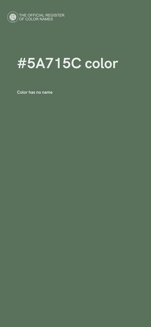#5A715C color image