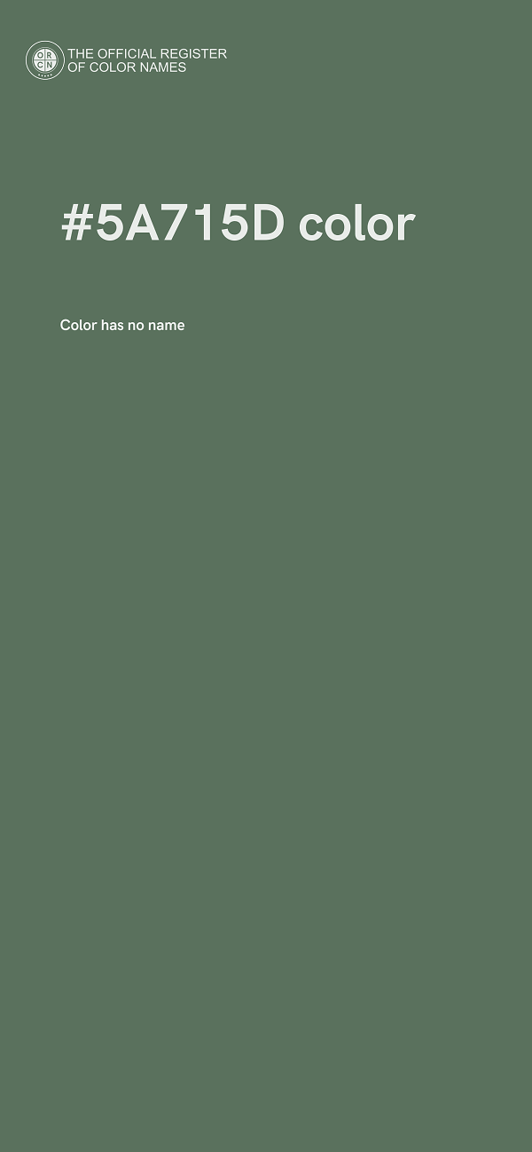 #5A715D color image