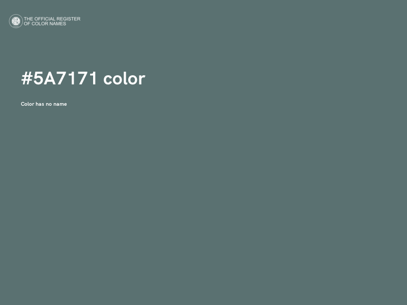 #5A7171 color image