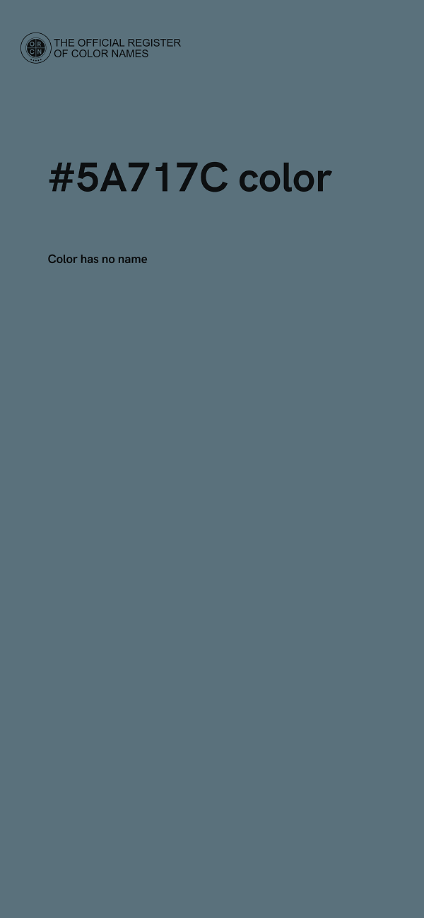 #5A717C color image