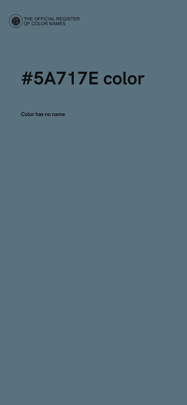#5A717E color image