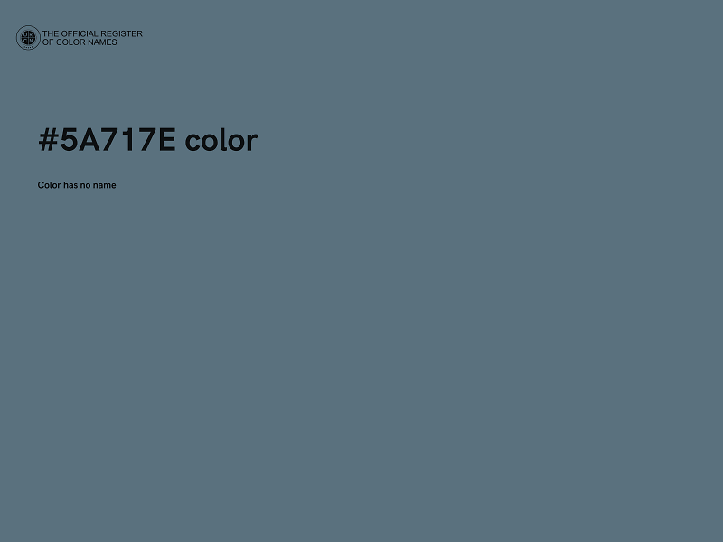 #5A717E color image
