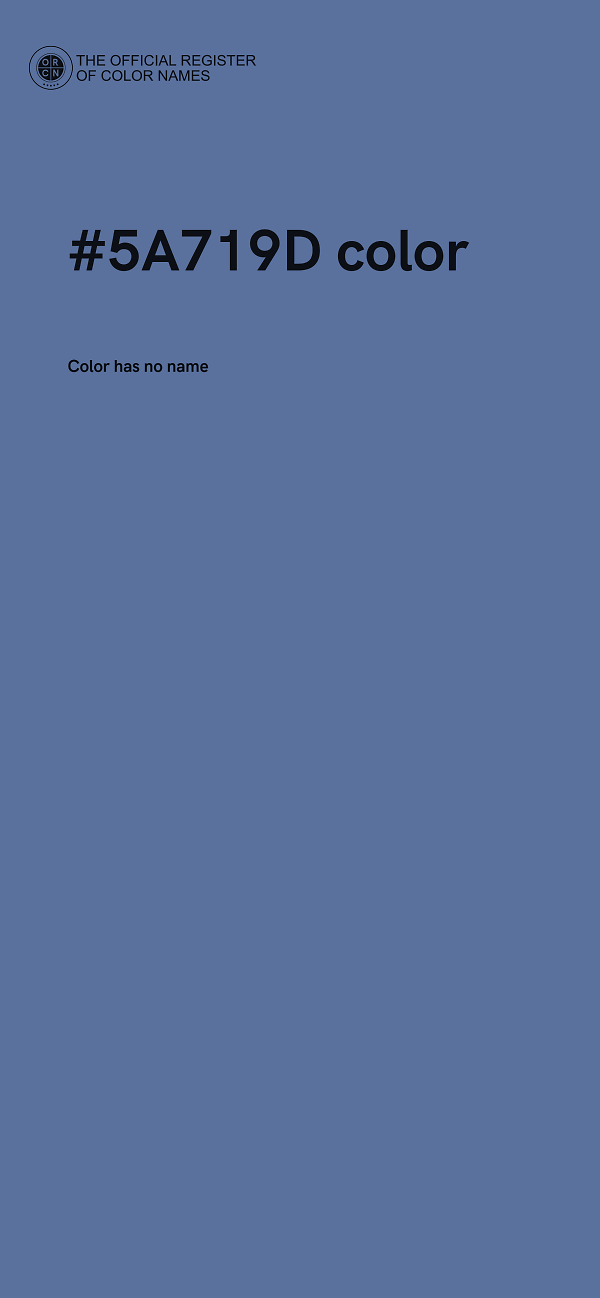 #5A719D color image