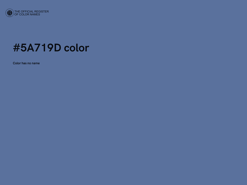 #5A719D color image