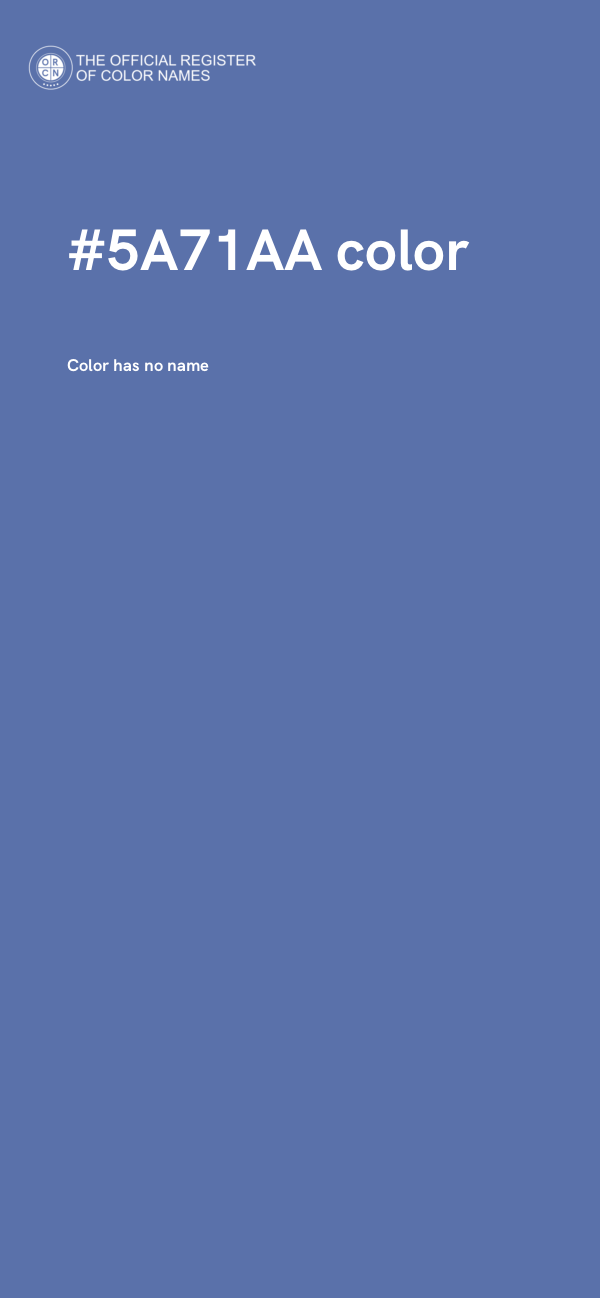 #5A71AA color image