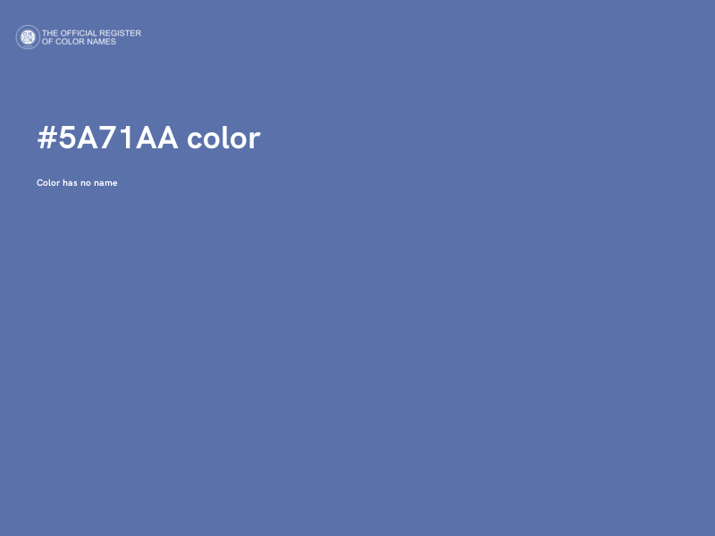 #5A71AA color image