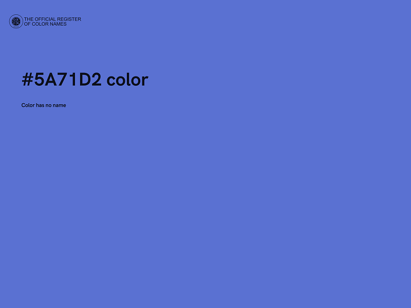 #5A71D2 color image