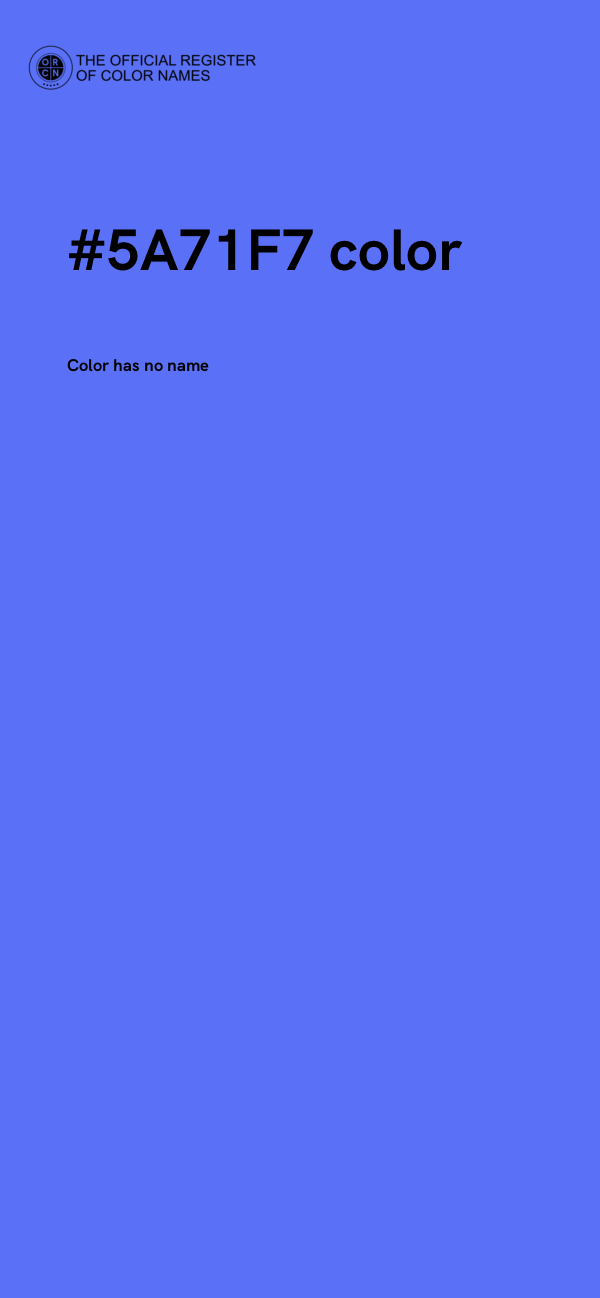 #5A71F7 color image