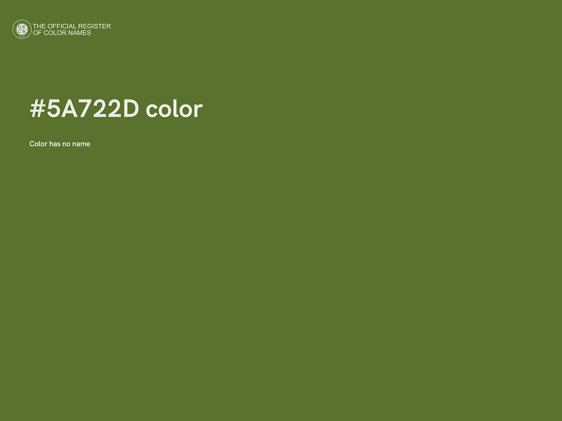 #5A722D color image