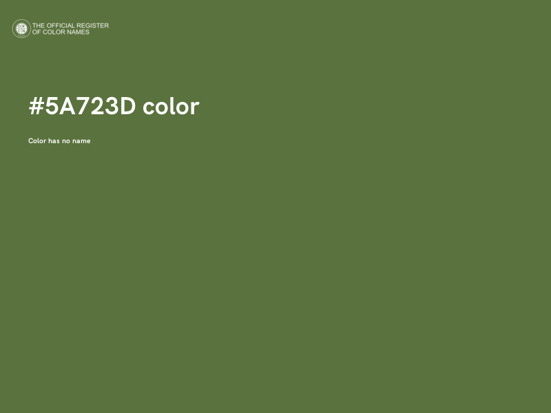 #5A723D color image