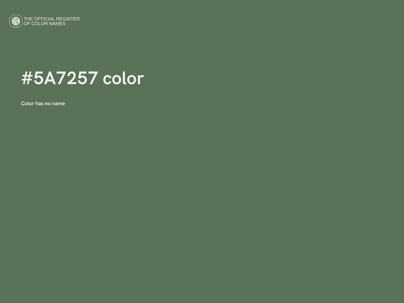 #5A7257 color image