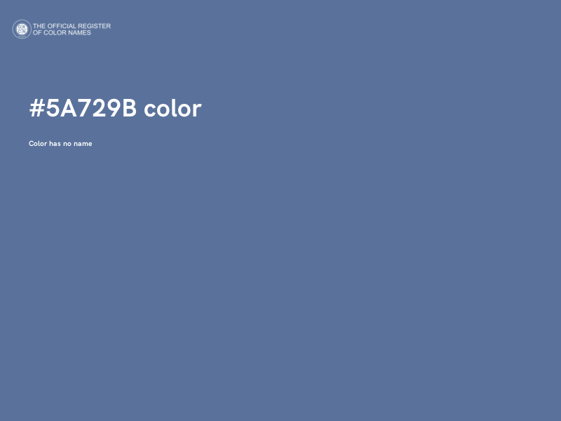 #5A729B color image