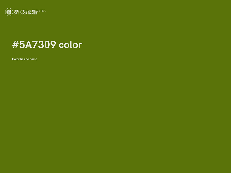 #5A7309 color image