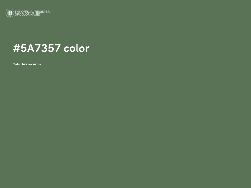 #5A7357 color image