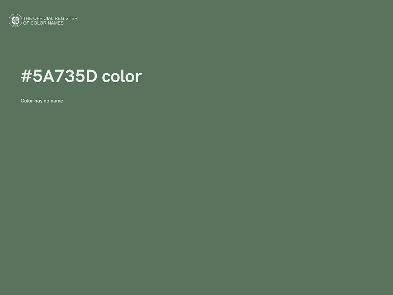 #5A735D color image
