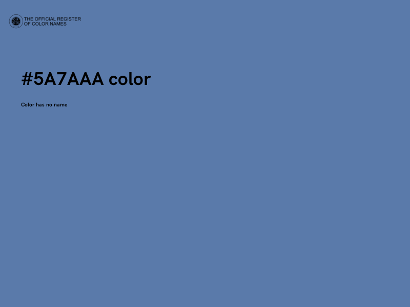 #5A7AAA color image