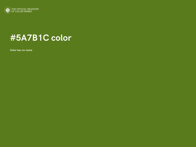 #5A7B1C color image