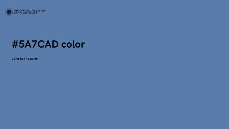 #5A7CAD color image