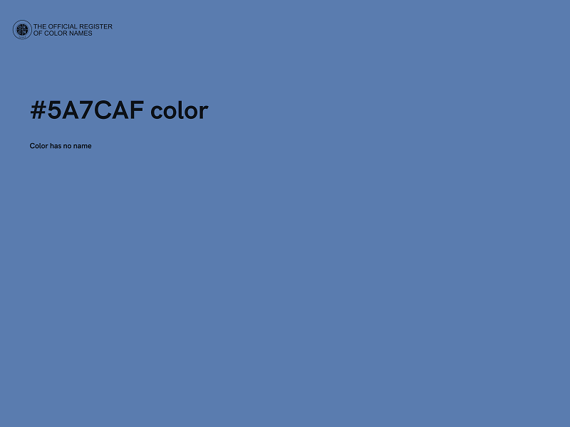 #5A7CAF color image