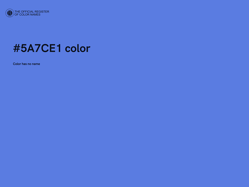#5A7CE1 color image
