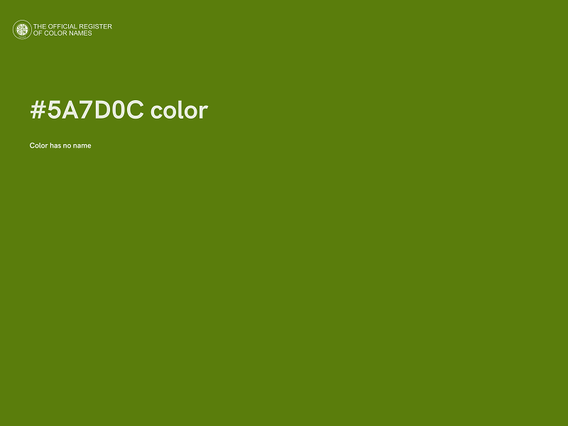 #5A7D0C color image