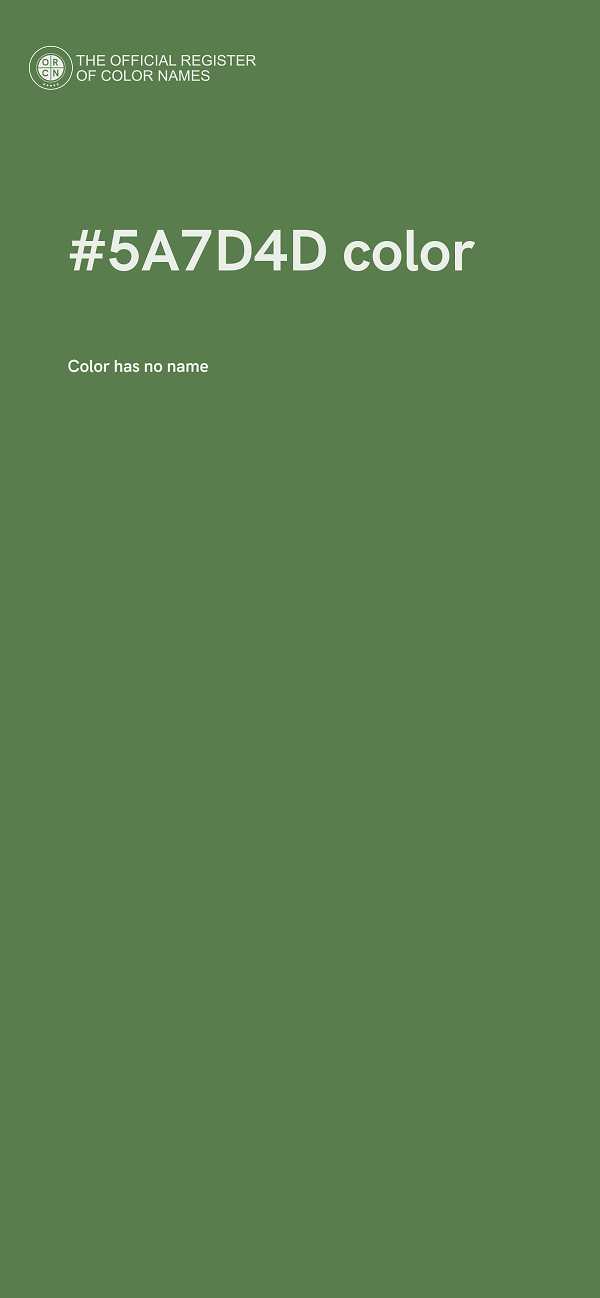 #5A7D4D color image