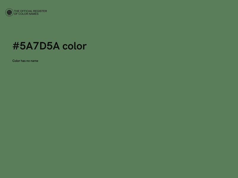 #5A7D5A color image