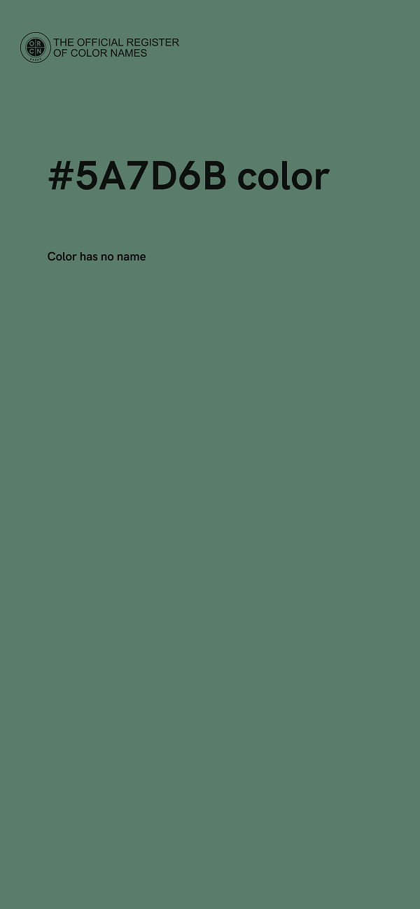 #5A7D6B color image