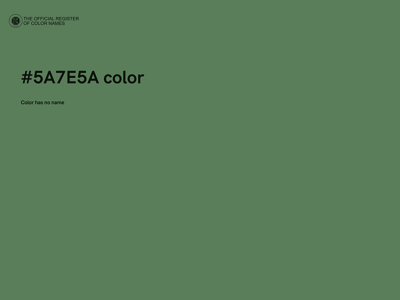 #5A7E5A color image
