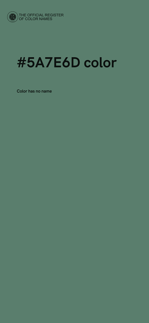 #5A7E6D color image