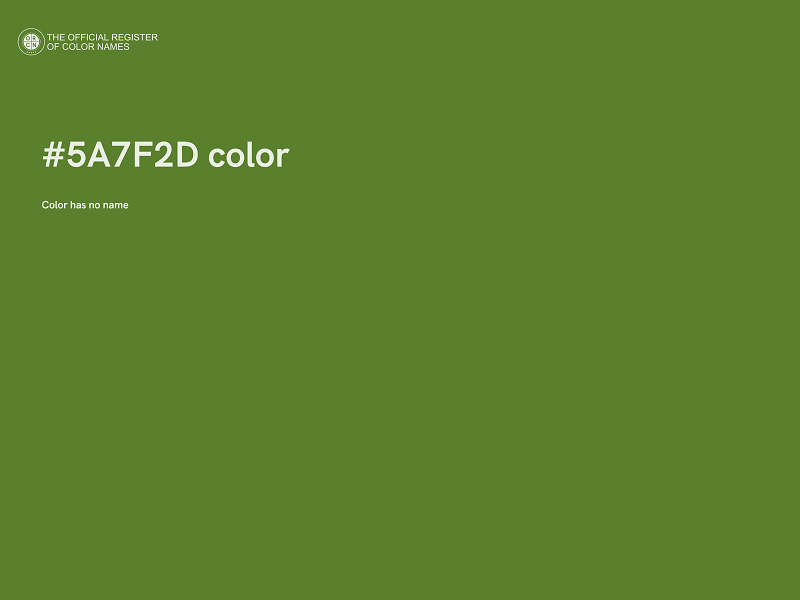 #5A7F2D color image