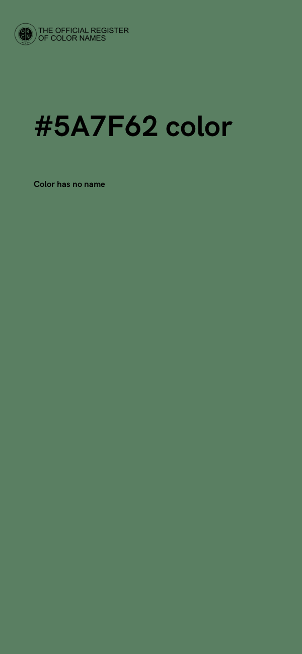 #5A7F62 color image