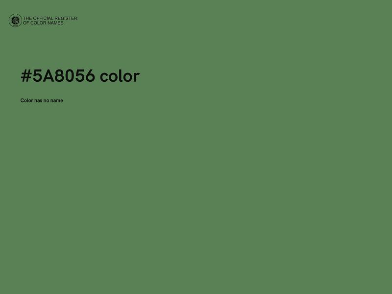 #5A8056 color image