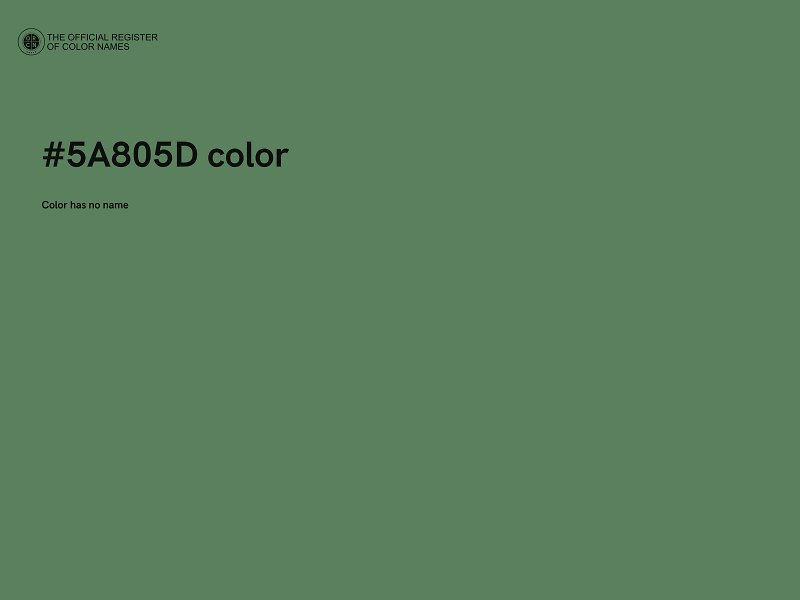 #5A805D color image