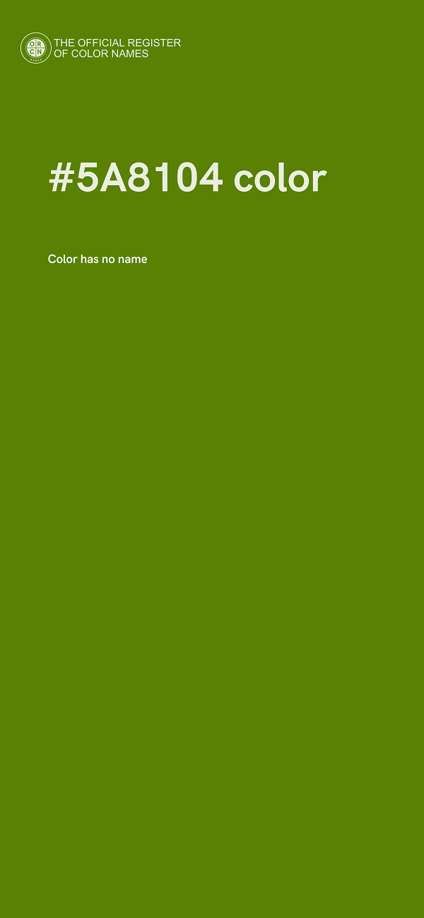 #5A8104 color image