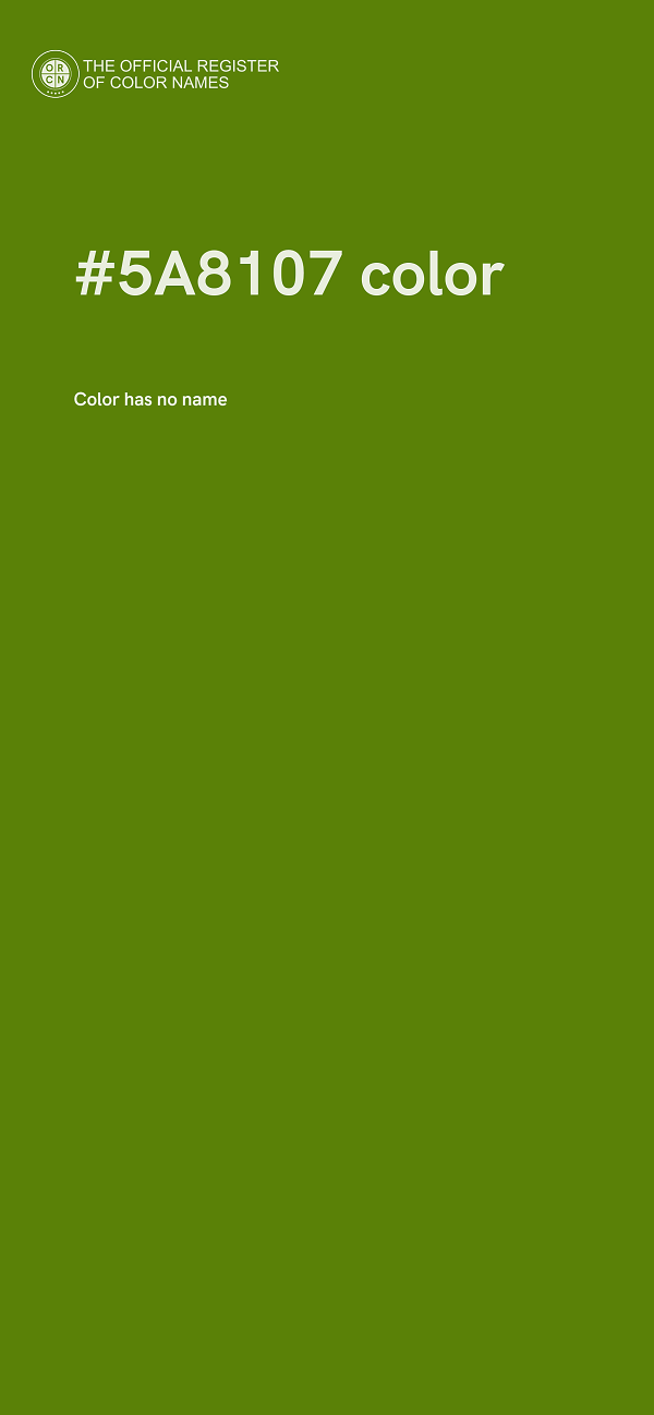 #5A8107 color image