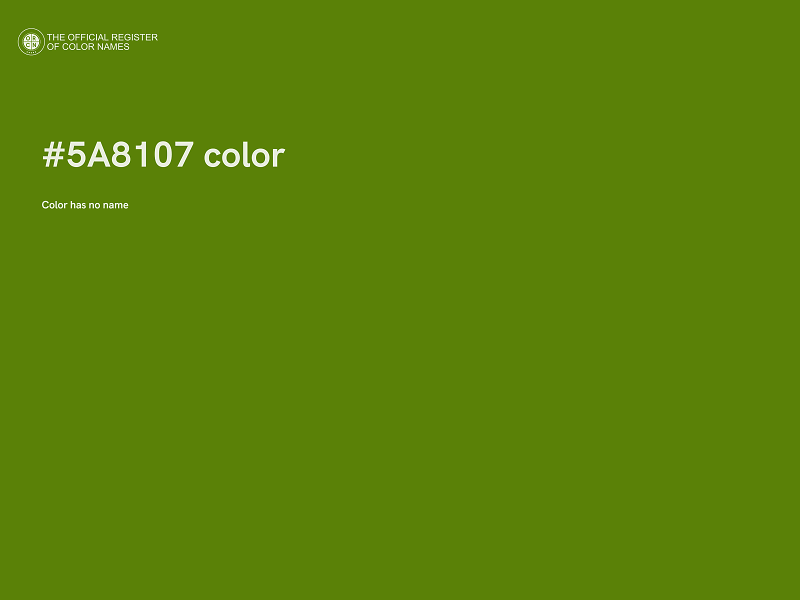 #5A8107 color image